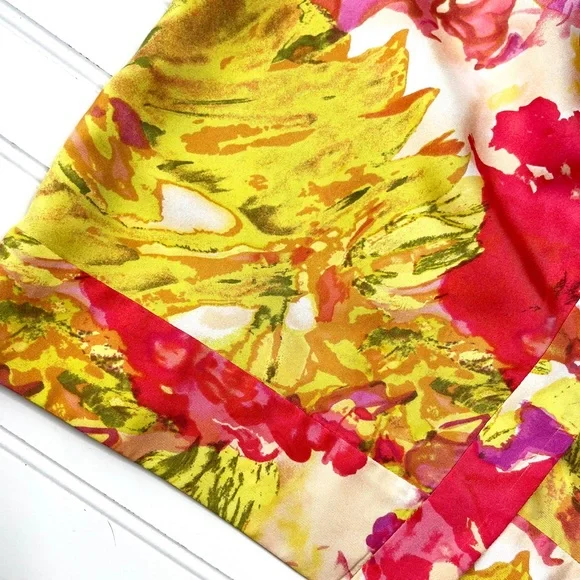 J Crew Silk Poppy Tank | size 8 - Picture 4 of 5